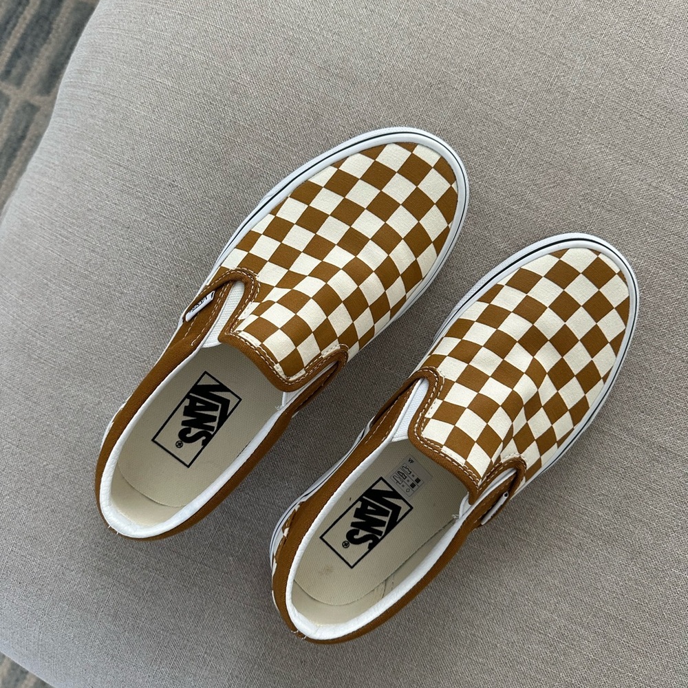 Brand New Checkered Vans Sneakers